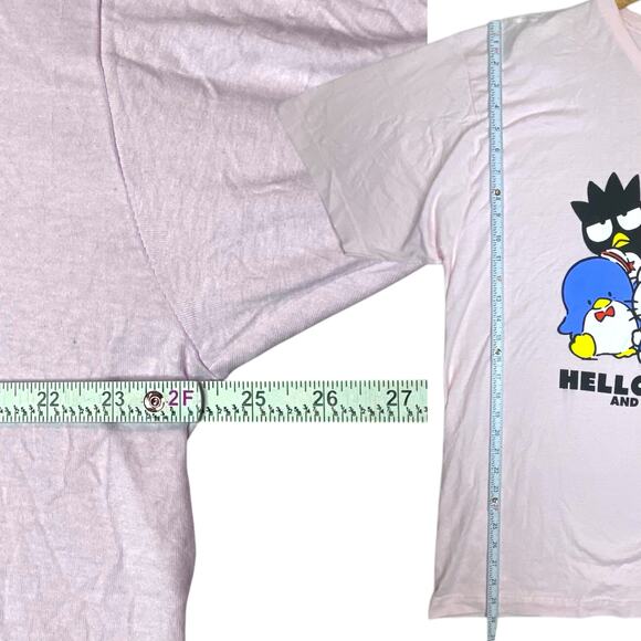 Hello Kitty Friends Boyfriend Fit T-Tee Womens XL Kidcore Kawaii Cutecore Sanrio - Picture 5 of 7